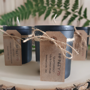 Small black Infinity Scented Candle (See Options)
